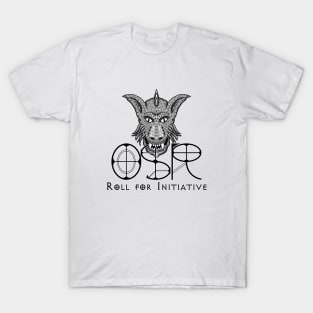 Dragon Head OSR Roll for Initiative T-Shirt